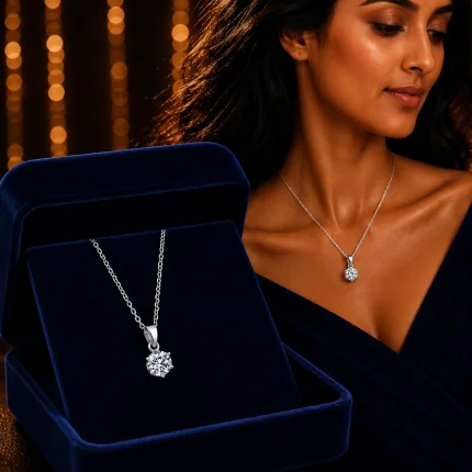 Diamond Cut One Stone Pendant