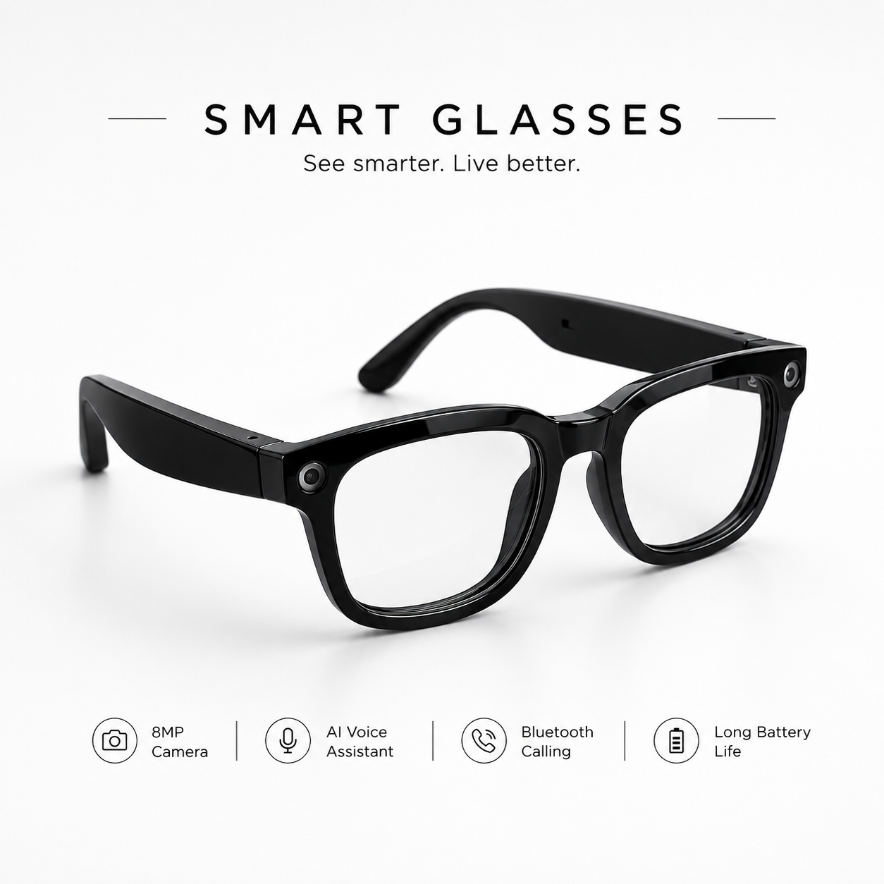 AI Smart Glasses with HD Camera in Bangladesh