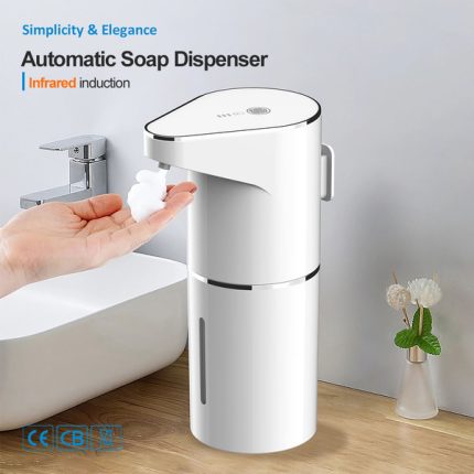 Automatic Infrared Foam Soap Dispenser – Wall Mountable, White