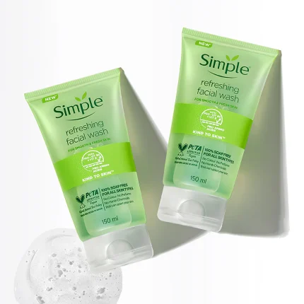 Simple Kind To Skin Refreshing Facial Wash Gel 150 ml